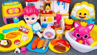 Satisfying Unboxing & Review Miniature Pinkfong Kitchen Set Toys ASMR