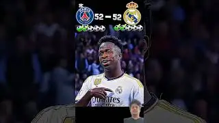 PSG vs. Real Madrid Imaginary Penalty Shootout #shorts #soccer #psg #football #mbappe #psgmarseille