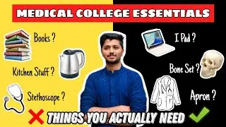 🎓 MBBS 1st Year Essentials | What to Buy for Medical College 🩺 | Must Watch for Freshers #mbbs