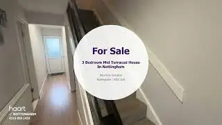 Virtual Viewing of Kenmore Gardens, Nottingham, 3 Bedroom Mid Terraced House For Sale from haart.