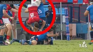 Bismarck du Plessis Red Card Incident | Bulls vs Munster URC 2022