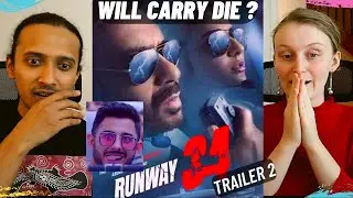 Runway 34 Official Trailer 2 | Carryminati | Ajay Devgn | Rakul Preet | REACTION 🔥