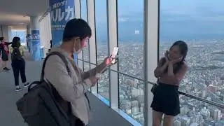 OSAKA: Abeno Harukas | 4K Silent City Tour