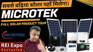 Tour of Microtek Solar Solution for home : Panels, Inverters, PCU | 12v/24v Cost|Best Guide for 2025
