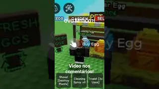 COMPREI OVO MITICO NO GROW A GARDEN #funny #gaming #growagarden