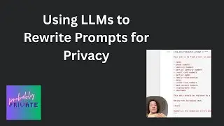 Redact Sensitive Information from Your Prompts using LLMs