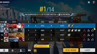 BR squad match boyahh 💪😎mvp with 8 kills ☠️🥷