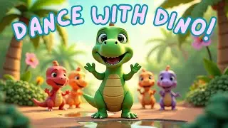 Dinosaur Dance Song for Kids 🦖 | Fun Movement & Action Song