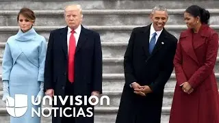 Las diferencias entre Trump y Obama en tres gestos