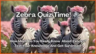 Zebra Quiz Compilation! Test Your Knowledge! #AnimalTrivia01 #QuizCompilation #WildlifeFun