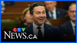 Poilievre tells Liberal MPs passing by they ‘better start’ getting to work