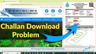banglarbhumi challan download problem 2024|grips payment receipt download