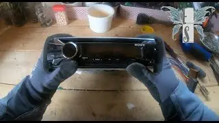 e-waste scrap: what's inside a Sony car CD player, any scrap value, quick teardown