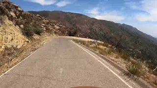 Painted Cave Rd Moto Guzzi V7 Special Santa Barbara Los Padres National Forest