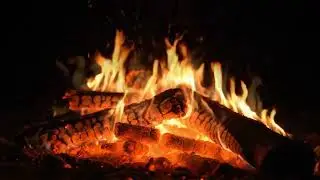 2 Hours of Relaxing Campfire Sounds for Sleeping & Meditation