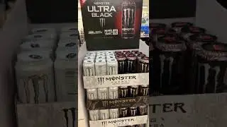 monster ultra black #shorts