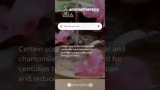 Aromatherapy for Relaxation #CalmQuotesCove #shorts #aromatherapy #relaxation  #stressrelief
