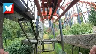 Vampire | Walibi Belgium | Suspended Coaster Front Row onride POV