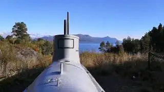 Walking around a WWII fort.