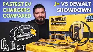 Fastest EV Chargers Compared  - J+ vs DEWALT Showdown!