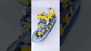🚢Build Your Own Ocean Exploration Ship!🌊 #lego #buildingblocks #toys #funbuildingblocks#bricks