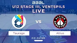 TalTech Altius/Magma 2014 vs Taurages SC 2014 | BBBL U12 | Stage III