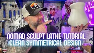 Учебное пособие по работе на токарном станке Nomad Sculpt | Чистый симметричный дизайн