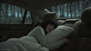 Adorme&ccedil;a Rapidamente est&aacute; Noite 🌧 Som de Chuva e Trov&otilde;es no Carro para Dormir e Relaxar