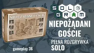 Niepożądani goście | pełna rozgrywka solo | aplikacja | zasady gry | gameplay 36