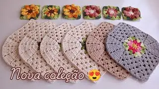 Trilho de mesa em crochê/ iniciando uma nova coleção.😍 #coleções #trilhodemesa #croche 