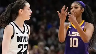 Caitlin Clark vs. Angel Reese Highlights #caitlinclark #angelreese #basketball
