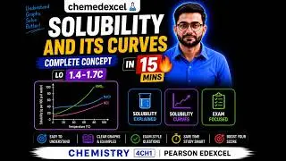 What is Solubility and its curves? | LO 1.4-1.7C | Chemistry 4CH1 | Pearson Edexcel & Cambridge