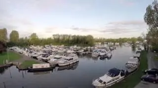Shepperton Marina Aerial Tour