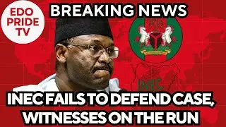 BREAKING: INEC fails to defend rigging allegations, witnesses on the run. JOY IS COMING FOR ASUE