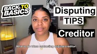HOW TO DISPUTE ACCOUNTS WITH THE CREDITOR ! | DISPUTE LETTER TIPS!