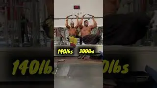 300lb Athlete Does Isometric Pull Up Ab Routine With EASE | @D3hundred