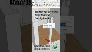 Sketchup Plugin Door_Lintel Dựng Ô Cửa Nhanh #sketchup #shorts