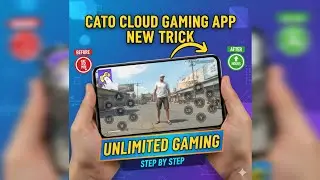 Cato cloud gaming app unlimited playtime trick 😳 | play pc games unlimited time in mobile