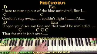Someone Like You (Adele) Piano Cover Lesson in G with Chords/Lyrics