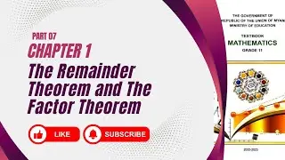 Grade 11 Mathematics Chapter 1 Part 07