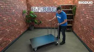 How to assemble BiGDUG's Heavy Duty Two Handle Platform Truck