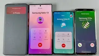 Incoming Call Samsung Galaxy Note 10 + Samsung Galaxy S24 Ultra + Samsung Galaxy S10e + Samsung S9