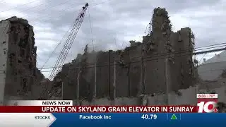 Update on demolition & restoration efforts at Skyland Grain elevator in Sunray.