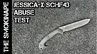Schrade Jessica-X SCHF43 Abuse Test - TheSmokinApe