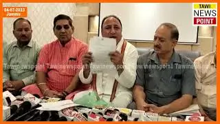 Corporators of Jammu Municipal Corporation organised Press Conference