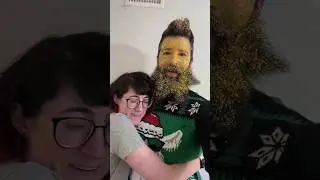 Are we doing glitter beards this year? #GlitterBeard #ChristmasBeardOff2023 #ChristmasBeard ￼