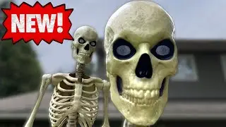 3FT MINI SKELETON STATUE Halloween Prop Comparison Review! (Home Depot 2023 Exclusive)