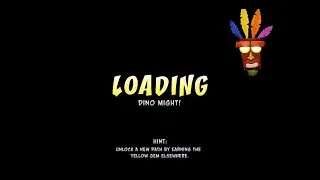 Crash Bandicoot 3 Warped N.Sane Trilogy - Dino Might Yellow Gem Route (Gem)