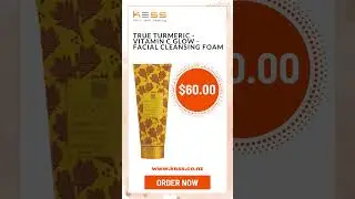 ✨ TRUE TURMERIC - Vitamin C Glow Facial Cleansing Foam at special price of $60.00✨