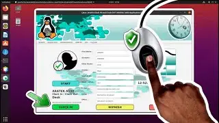 Linux Biometric Time & Attendance System with Java: See Staff Clock In/Out (Aratek A600 Demo)